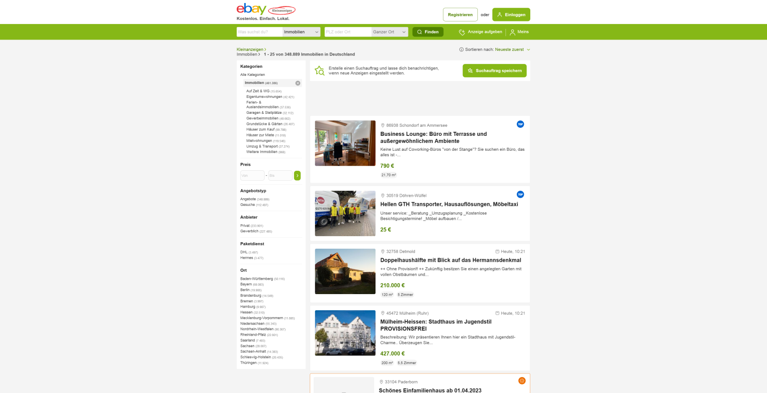 Ebay Kleinanzeigen Brandenburgnull