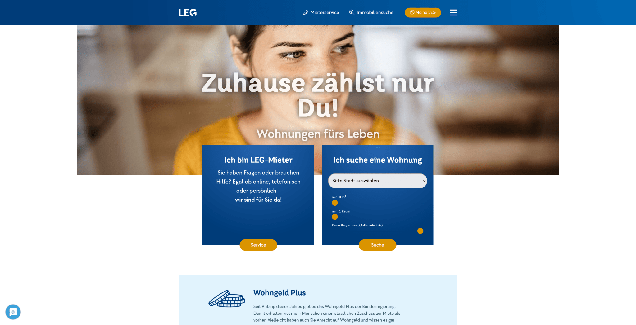 Www Leg Wohnen De Portal
